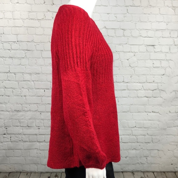 0X 1X 2X Style & Co Soft Red Sweater Plus Size - Picture 4 of 5